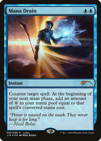 Mana Drain [Judge Gift Cards 2016] | Good Games Cannington