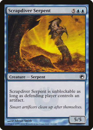 Scrapdiver Serpent [Scars of Mirrodin] | Good Games Cannington