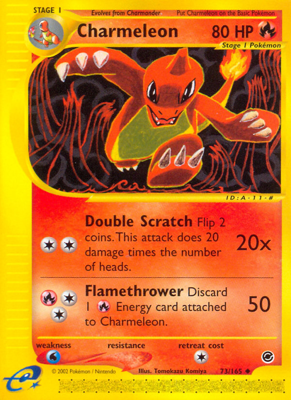 Charmeleon (73/165) [Expedition: Base Set] | Good Games Cannington