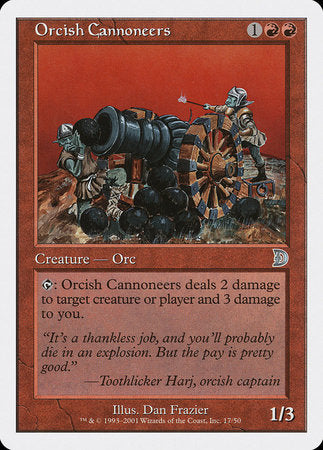 Orcish Cannoneers [Deckmasters] | Good Games Cannington