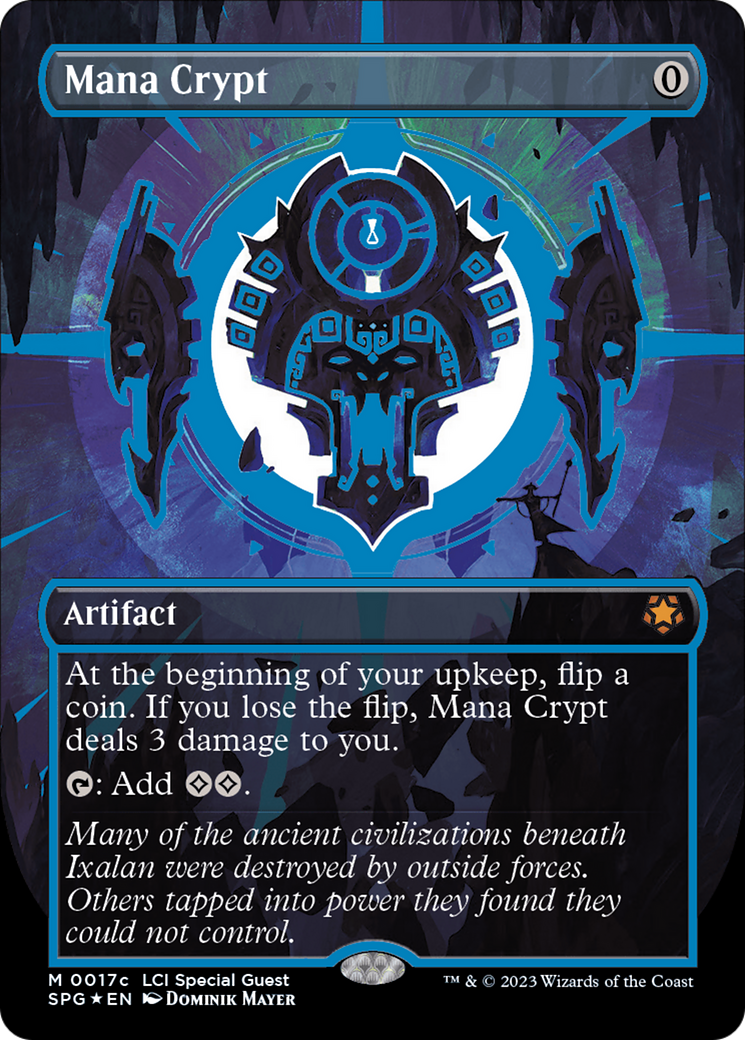 Mana Crypt (0017c) (Borderless) [The Lost Caverns of Ixalan Special Guests] | Good Games Cannington