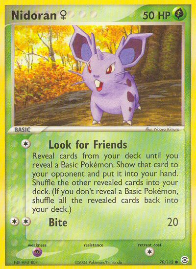Nidoran (70/112) (Female) [EX: FireRed & LeafGreen] | Good Games Cannington