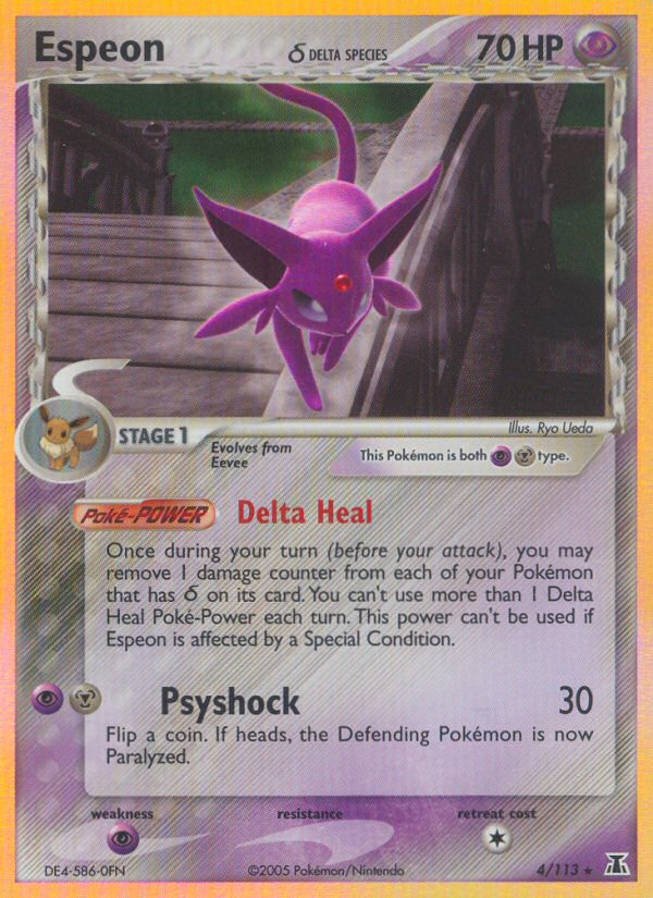 Espeon (4/113)(Delta Species) [EX: Delta Species] | Good Games Cannington