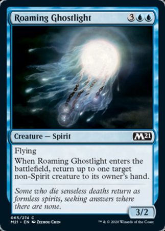 Roaming Ghostlight [Core Set 2021] | Good Games Cannington