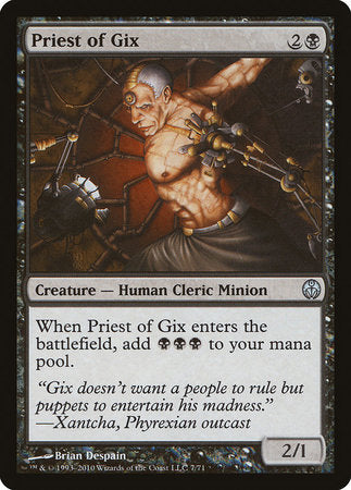Priest of Gix [Duel Decks: Phyrexia vs. the Coalition] | Good Games Cannington