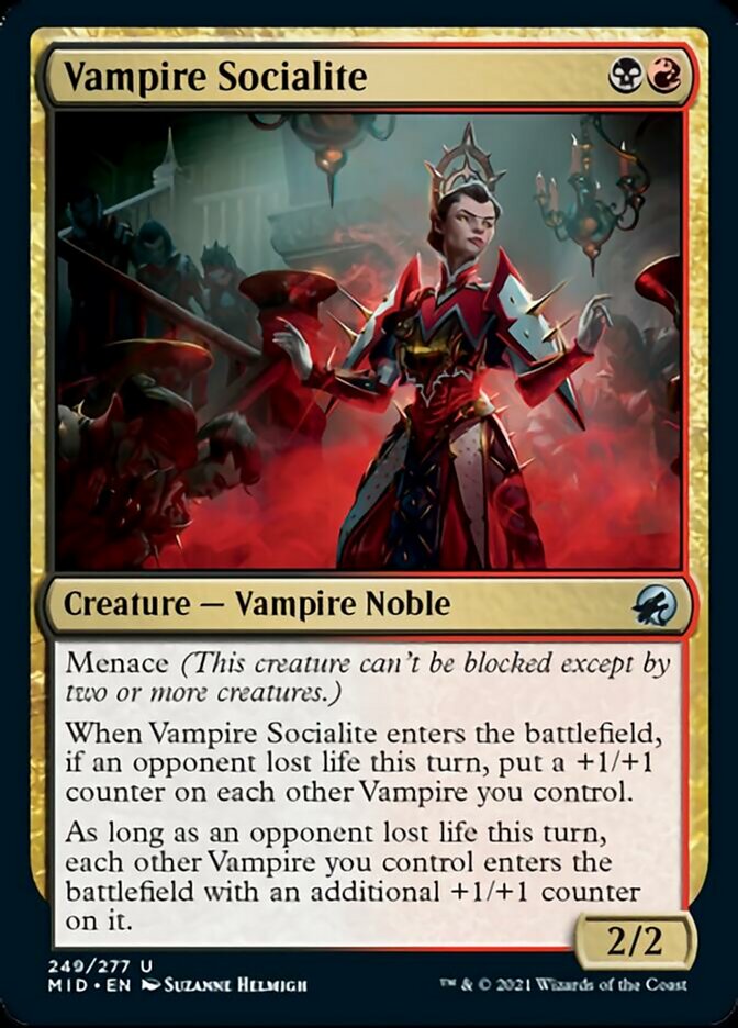 Vampire Socialite [Innistrad: Midnight Hunt] | Good Games Cannington