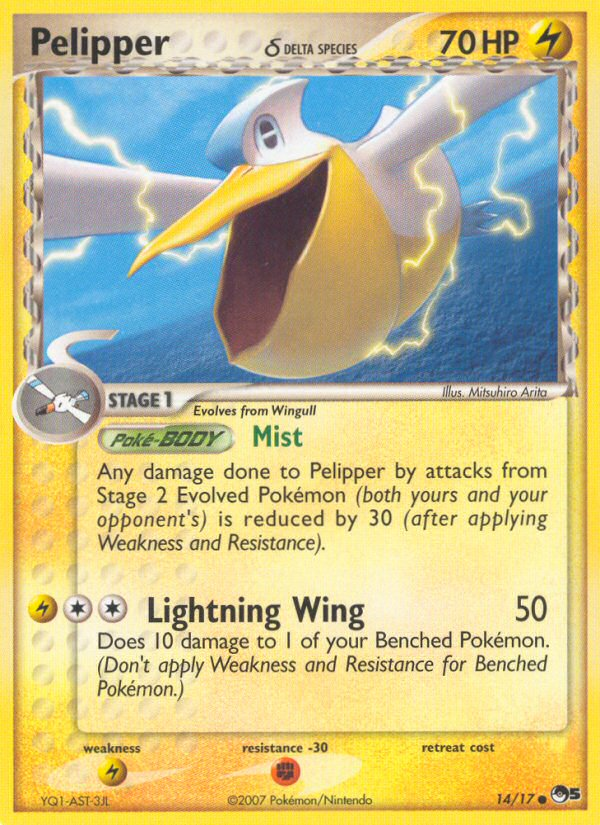 Pelipper (14/17) (Delta Species) [POP Series 5] | Good Games Cannington