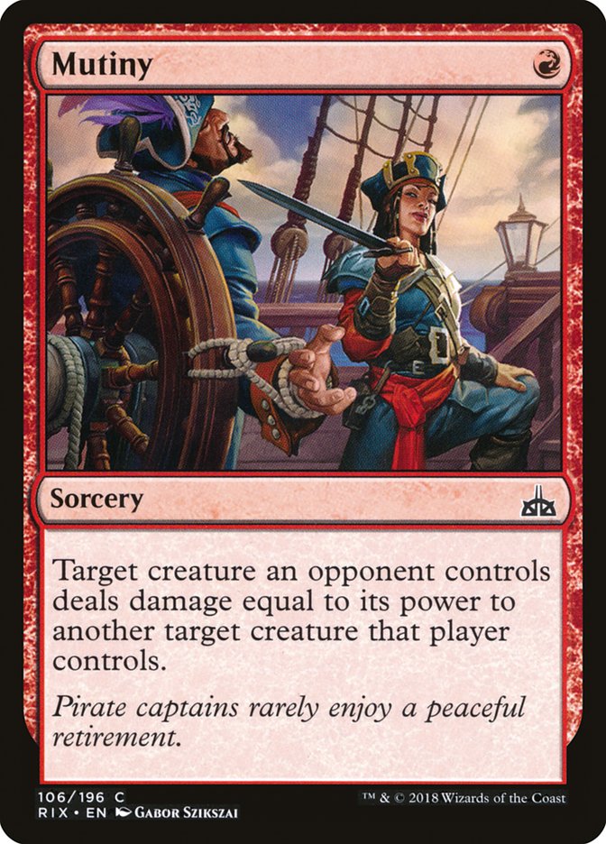 Mutiny [Rivals of Ixalan] | Good Games Cannington