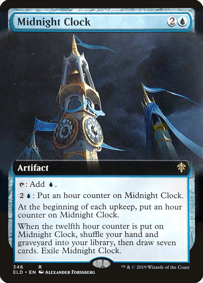 Midnight Clock (Extended Art) [Throne of Eldraine] | Good Games Cannington
