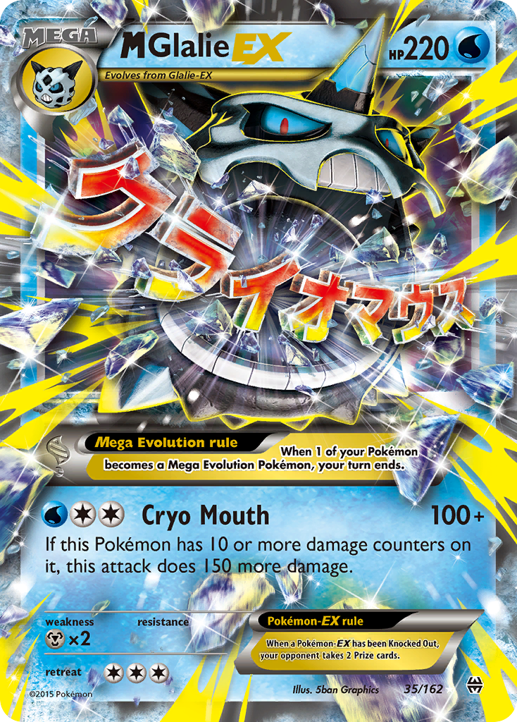 M Glalie EX (35/162) [XY: BREAKthrough] | Good Games Cannington