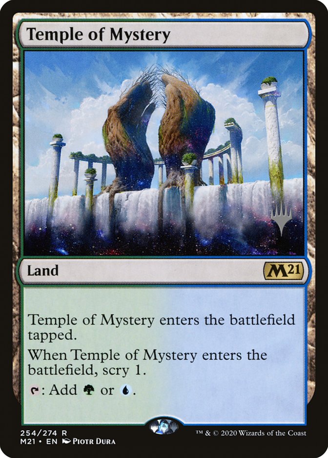 Temple of Mystery (Promo Pack) [Core Set 2021 Promos] | Good Games Cannington