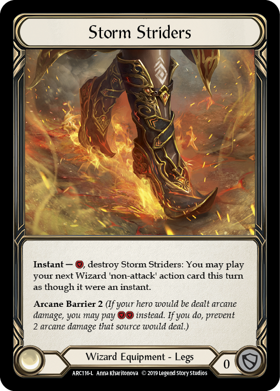 Storm Striders [ARC116-L] 1st Edition Cold Foil | Good Games Cannington