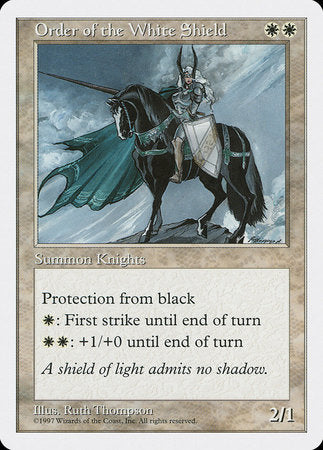 Order of the White Shield [Fifth Edition] | Good Games Cannington