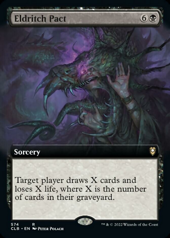 Eldritch Pact (Extended Art) [Commander Legends: Battle for Baldur's Gate] | Good Games Cannington