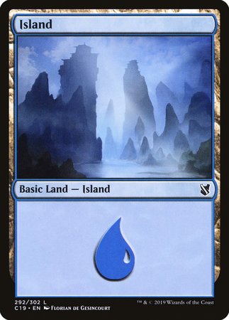 Island (292) [Commander 2019] | Good Games Cannington