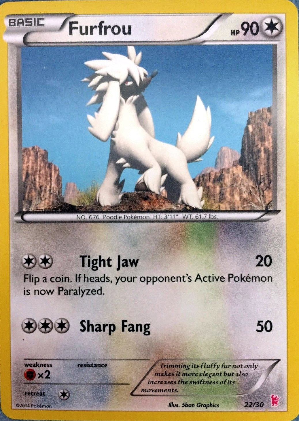 Furfrou (22/30) [XY: Trainer Kit - Sylveon] | Good Games Cannington