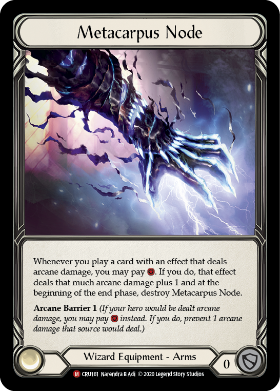 Metacarpus Node [CRU161] 1st Edition Cold Foil | Good Games Cannington
