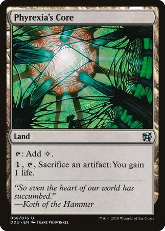Phyrexia's Core [Duel Decks: Elves vs. Inventors] | Good Games Cannington
