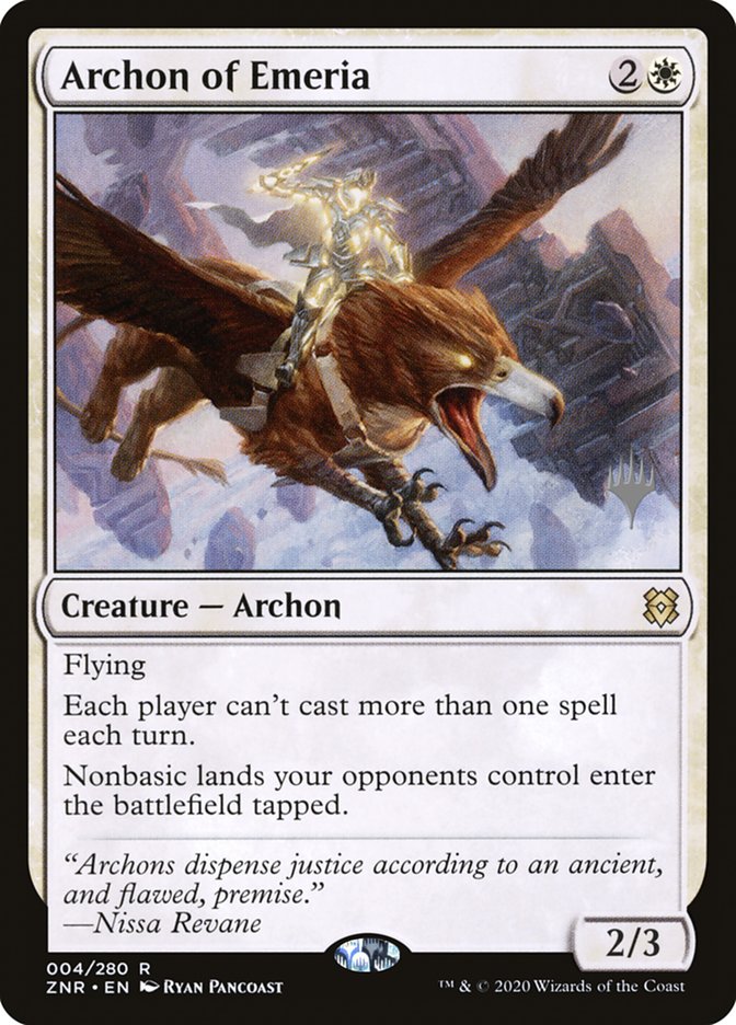 Archon of Emeria (Promo Pack) [Zendikar Rising Promos] | Good Games Cannington