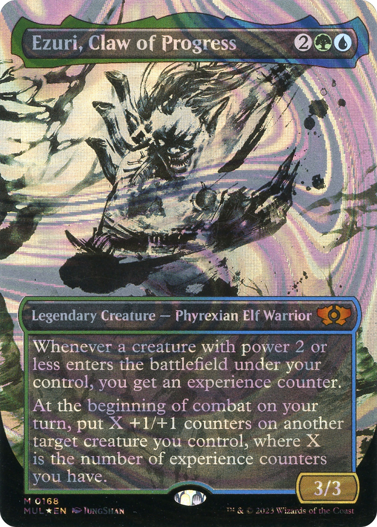 Ezuri, Claw of Progress (Halo Foil) [Multiverse Legends] | Good Games Cannington