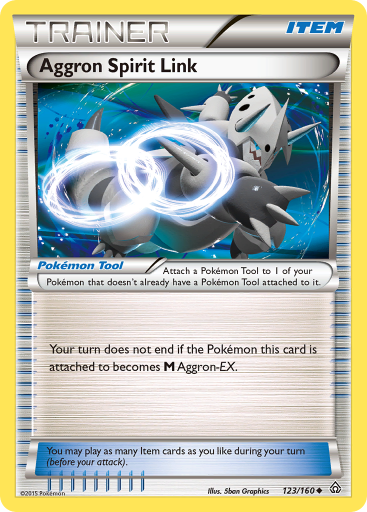 Aggron Spirit Link (123/160) [XY: Primal Clash] | Good Games Cannington