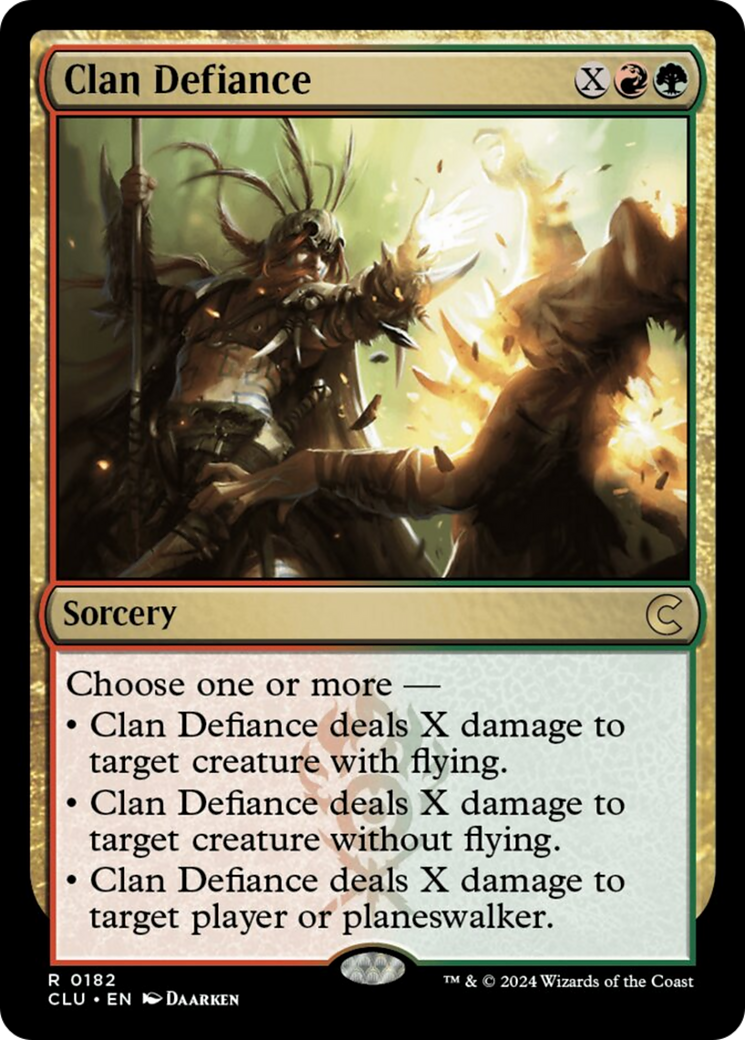 Clan Defiance [Ravnica: Clue Edition] | Good Games Cannington