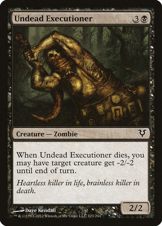 Undead Executioner [Avacyn Restored] | Good Games Cannington