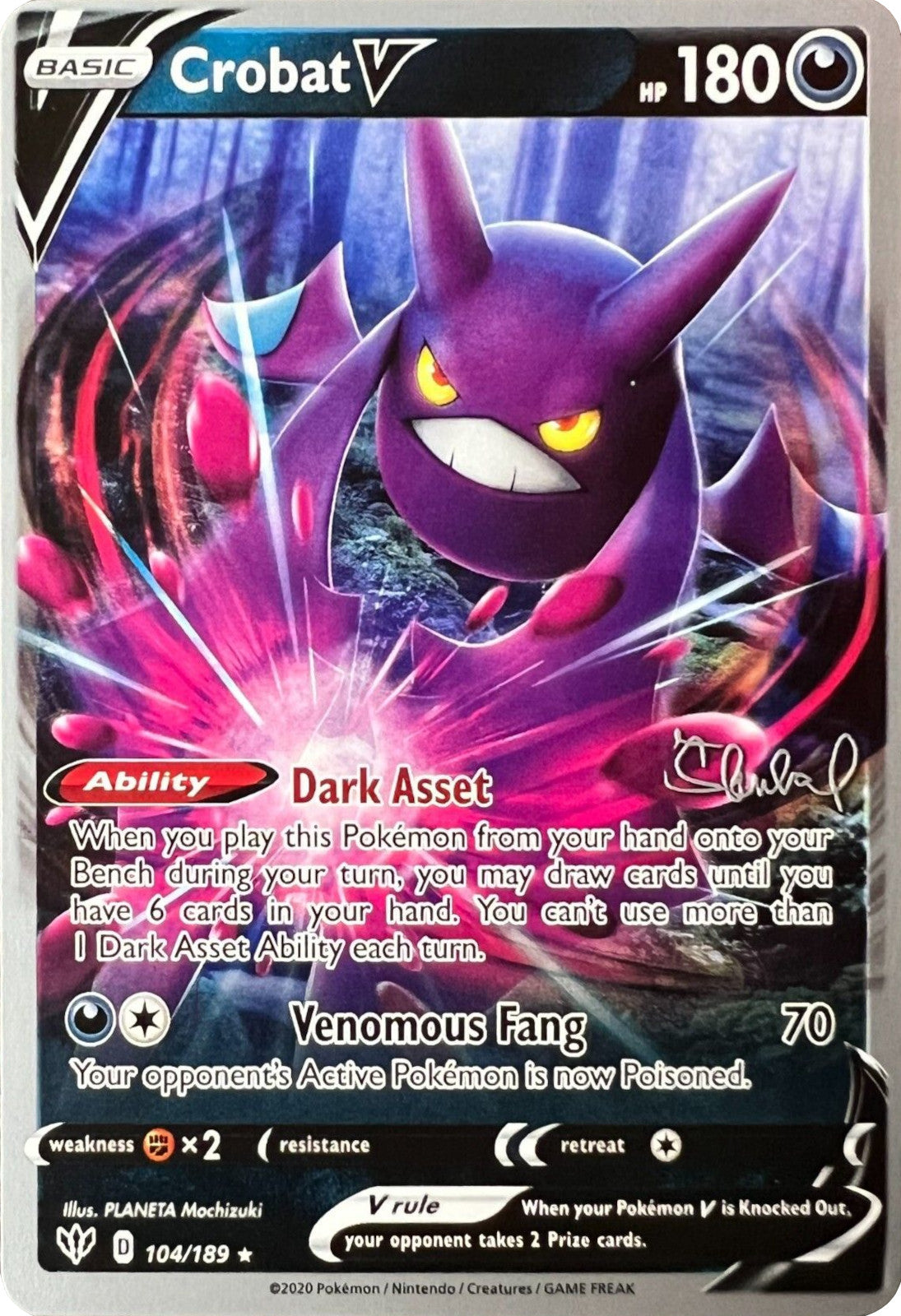 Crobat V (104/189) (ADP - Ondrej Skubal) [World Championships 2022] | Good Games Cannington