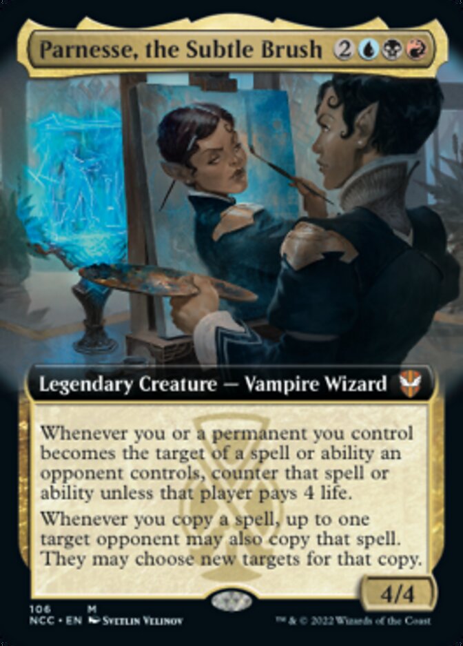 Parnesse, the Subtle Brush (Extended Art) [Streets of New Capenna Commander] | Good Games Cannington