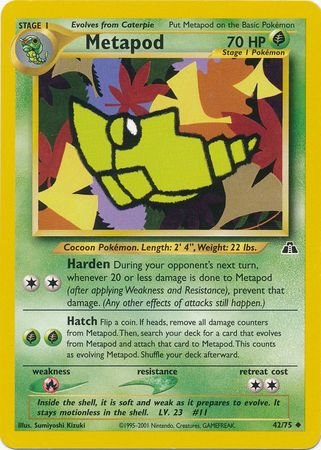 Metapod (42/75) [Neo Discovery Unlimited] | Good Games Cannington