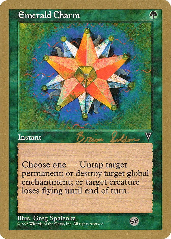 Emerald Charm (Brian Selden) (SB) [World Championship Decks 1998] | Good Games Cannington