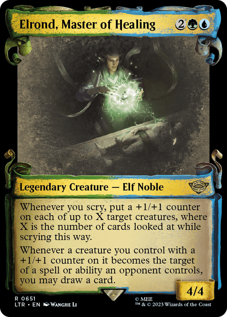 Elrond, Master of Healing [The Lord of the Rings: Tales of Middle-Earth Showcase Scrolls] | Good Games Cannington