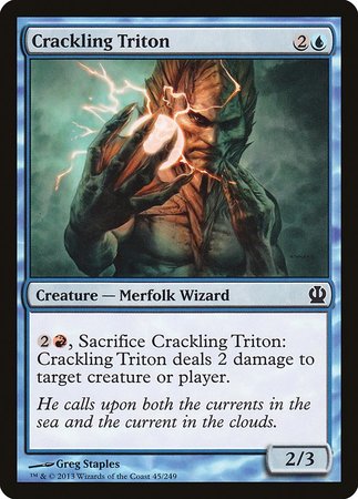 Crackling Triton [Theros] | Good Games Cannington