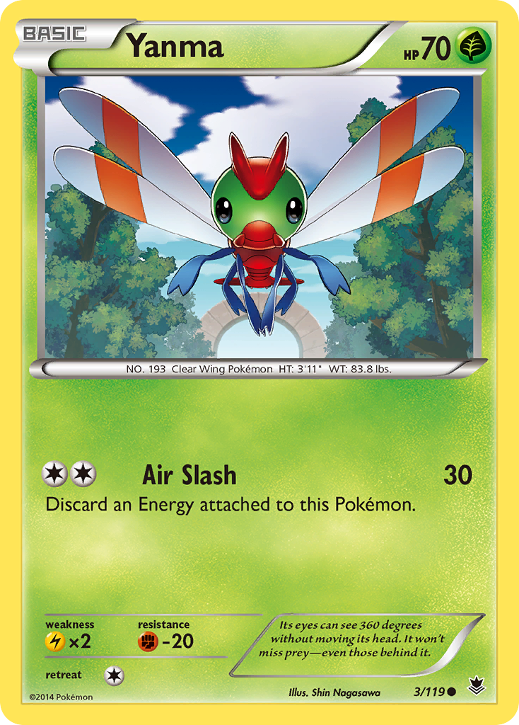 Yanma (3/119) [XY: Phantom Forces] | Good Games Cannington