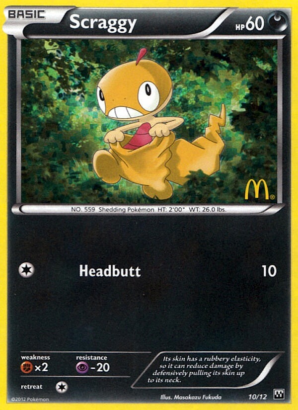 Scraggy (10/12) [McDonald's Promos: 2012 Collection] | Good Games Cannington