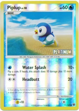Piplup (71/100) [Burger King Promos: 2009 Collection] | Good Games Cannington