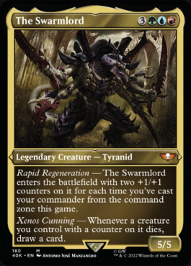 The Swarmlord (Display Commander) (Surge Foil) [Warhammer 40,000] | Good Games Cannington