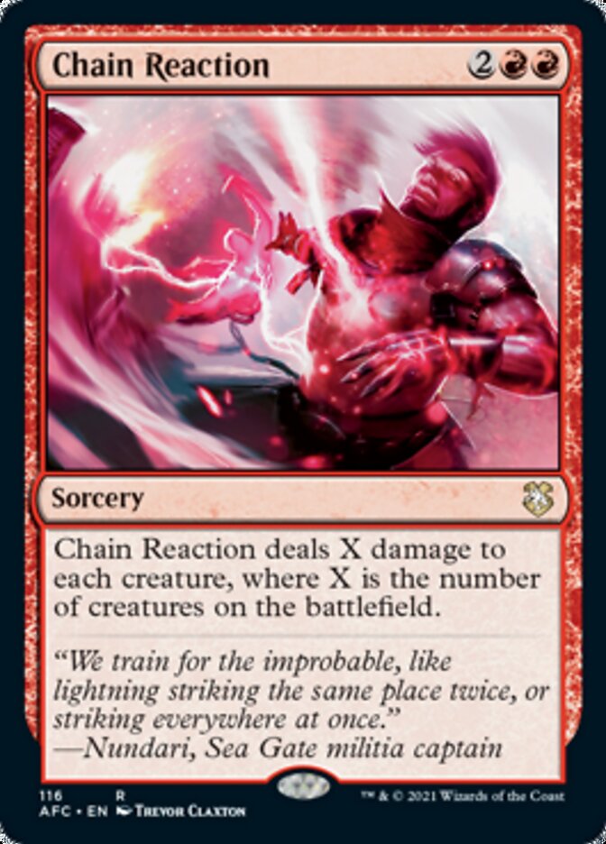 Chain Reaction [Dungeons & Dragons: Adventures in the Forgotten Realms Commander] | Good Games Cannington