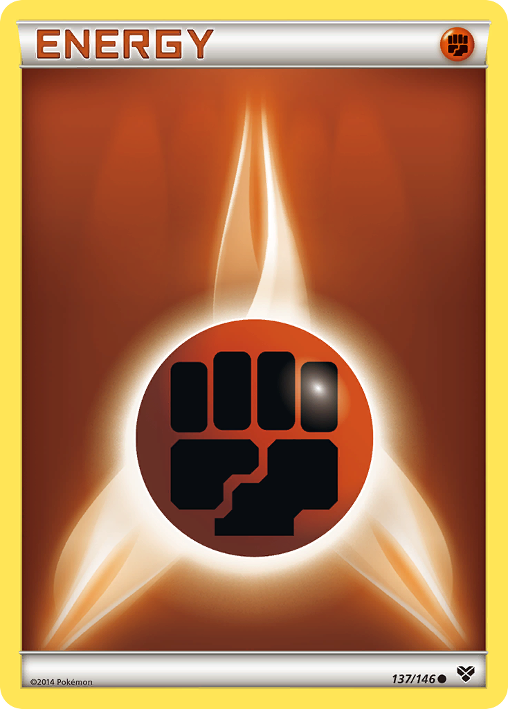Fighting Energy (137/146) [XY: Base Set] | Good Games Cannington