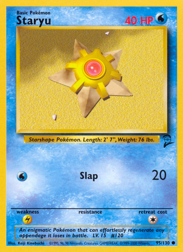 Staryu (95/130) [Base Set 2] | Good Games Cannington