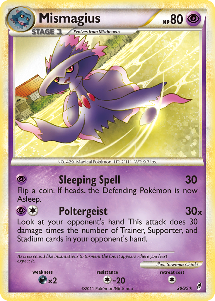 Mismagius (28/95) [HeartGold & SoulSilver: Call of Legends] | Good Games Cannington