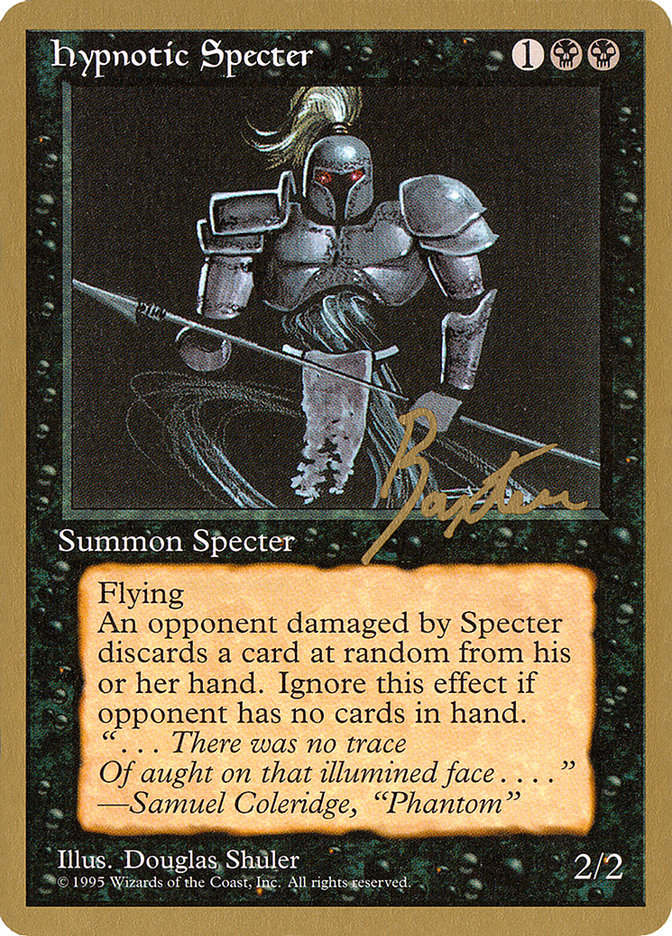 Hypnotic Specter (George Baxter) [Pro Tour Collector Set] | Good Games Cannington
