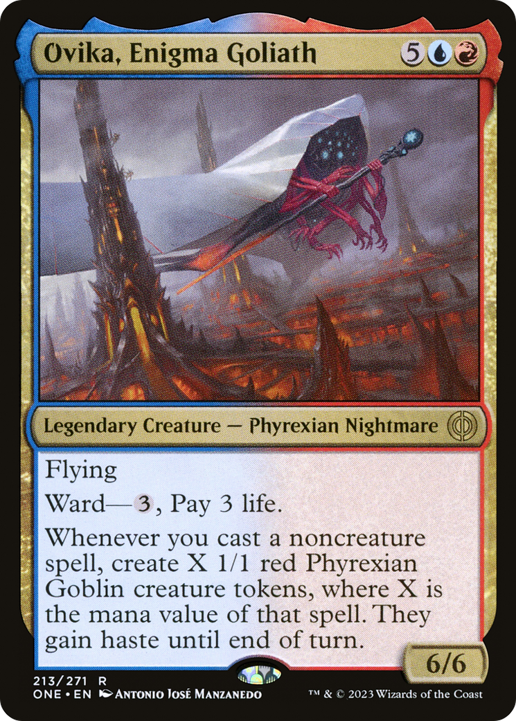 Ovika, Enigma Goliath [Phyrexia: All Will Be One] | Good Games Cannington