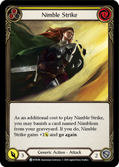 Nimble Strike (Yellow) [U-WTR186] (Welcome to Rathe Unlimited)  Unlimited Normal | Good Games Cannington