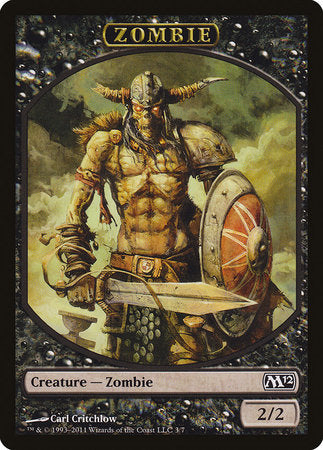 Zombie Token [Magic 2012 Tokens] | Good Games Cannington