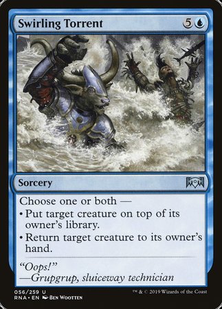 Swirling Torrent [Ravnica Allegiance] | Good Games Cannington