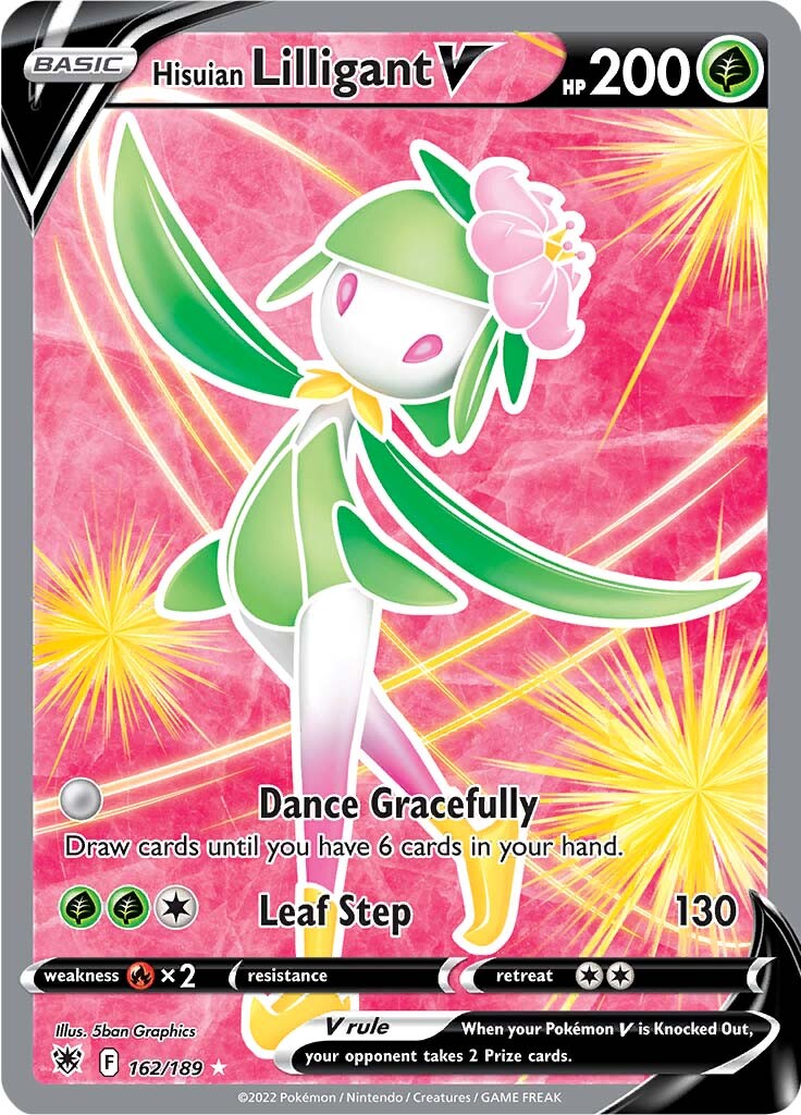 Hisuian Lilligant V (162/189) [Sword & Shield: Astral Radiance] | Good Games Cannington