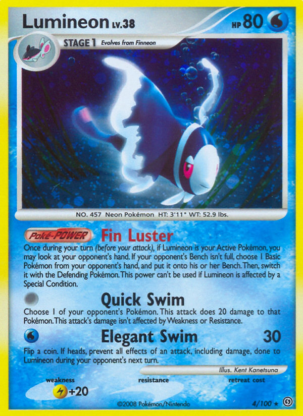 Lumineon (4/100) [Diamond & Pearl: Stormfront] | Good Games Cannington