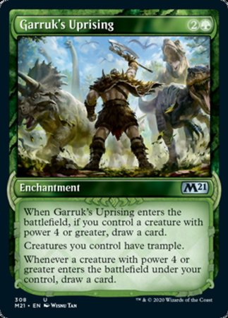 Garruk's Uprising (Showcase) [Core Set 2021] | Good Games Cannington
