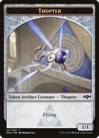 Thopter Token [Ravnica Allegiance Tokens] | Good Games Cannington